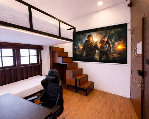 triple room, window, private bathroom (3)